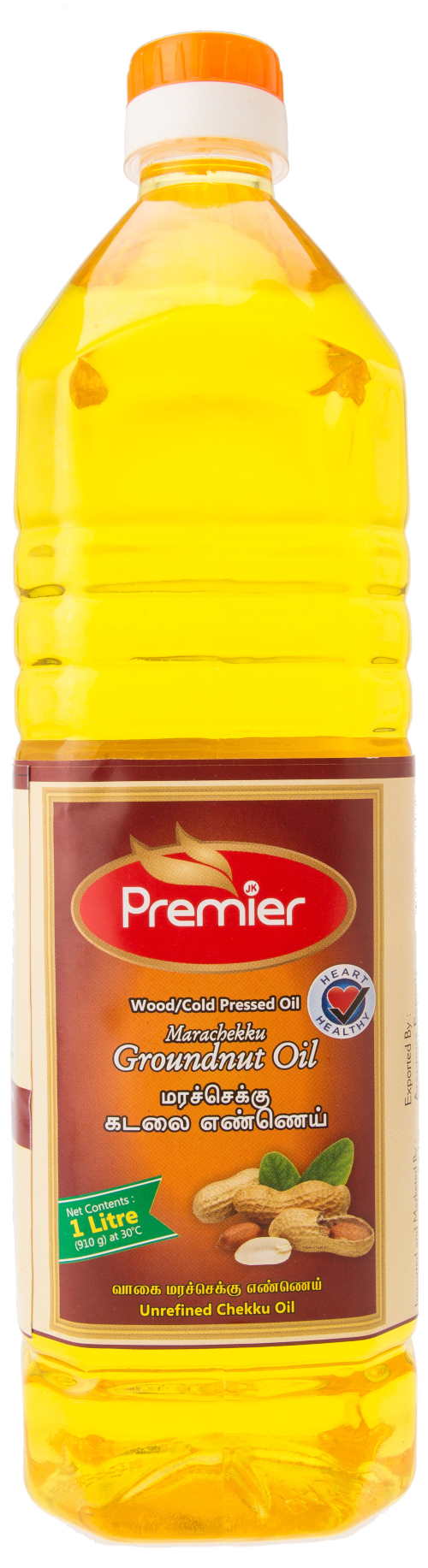 Premier Marachekku Groundnut Oil 1 Ltr